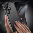Θήκη για Samsung Galaxy S25 Ultra, Privacy Dual Glass, μαύρη