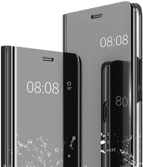 Θήκη για LG K61, Clear View, μαύρη