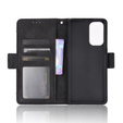 Θήκη με πτερύγιο για Oppo Reno 5 5G, Card Slot, μαύρη