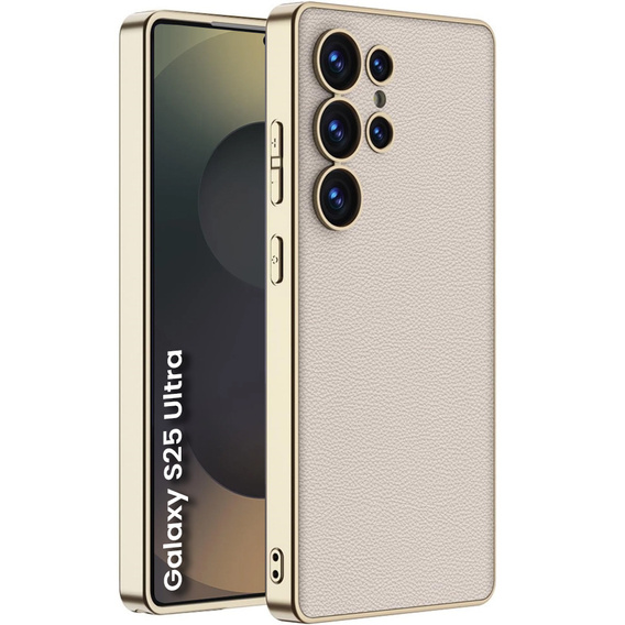 Θήκη για Samsung Galaxy S25 Ultra, GKK Leather, γκρι τιτάνιο