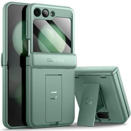Θήκη για Samsung Galaxy Z Flip 5, Suritch Full Body, πράσινη