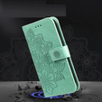 Θήκη με πτερύγιο για Xiaomi Redmi Note 13 5G, Mandala, πράσινη