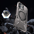 Θήκη για iPhone 16 Pro, θωρακισμένη με βάση και λαβή, γκρι