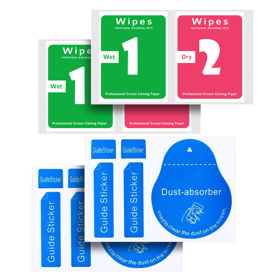 3x Φύλλο υδρογέλης ERBORD για Apple Watch 1/2/3 38mm