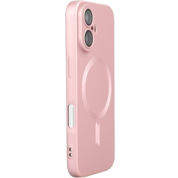 Θήκη για iPhone 16, ColorMag, για MagSafe, ροζ