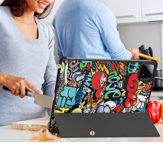 Θήκη για Xiaomi Pad 7 / 7 Pro, Smartcase, graffiti