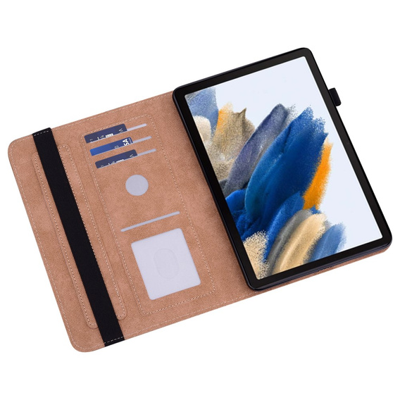 θήκη για Samsung Galaxy Tab A9+, Classic, με υποδοχή γραφίδας, μαύρη