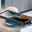 Αδιάβροχη θήκη IP68 για Samsung Galaxy S22 Ultra, Redpepper Dot+, μαύρη