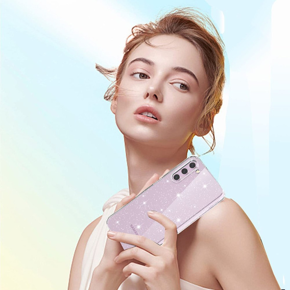 Θήκη για Samsung Galaxy S23, Glittery Powder, διαφανής