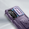 Θωρακισμένη θήκη για Samsung Galaxy S24, Dexnor Full Body (Two Frames), μωβ