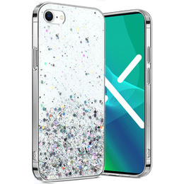 Θήκη για iPhone 7/8/SE 2020/SE 2022, Glittery, διαφανής