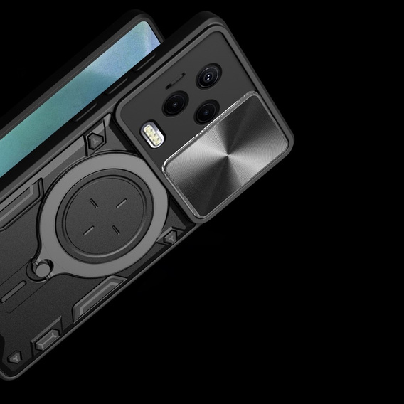 Θωρακισμένη θήκη για Infinix Note 12 2023, CamShield Slide, μαύρη