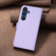 Θήκη με πτερύγιο για Samsung Galaxy A15, BINFEN Wallet, μωβ + γυαλί 9H 