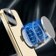 Μαγνητική θήκη MagSafe Dual Glass για iPhone 15, χρυσή