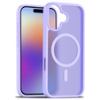 Θήκη Matt για iPhone 17, για MagSafe, ημιδιαφανές μοβ
