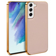 Θήκη για Samsung Galaxy S21, Cowhide Leather, ροζ