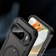 Θωρακισμένη θήκη για το Google Pixel 10 Pro, για MagSafe, ματ, μαύρο