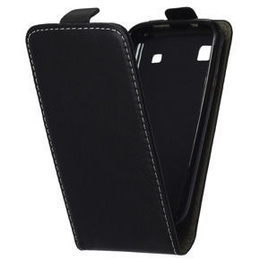 Θήκη με πτερύγιο για Samsung Galaxy S i9000 /Plus i9001, Flip, μαύρη
