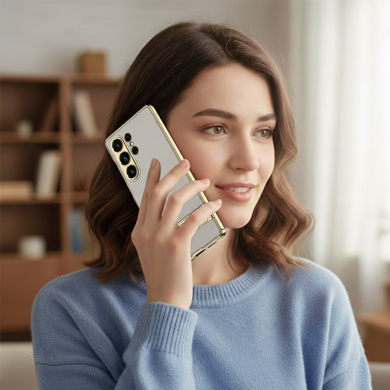 Θήκη Electro Frame Leather με βάση για Samsung Galaxy S26 Ultra