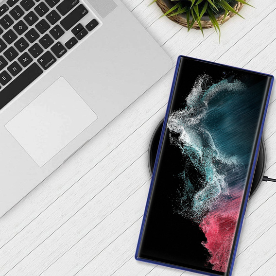 Θήκη για Samsung Galaxy S22 Ultra, MagSafe Hybrid, σκούρο μπλε