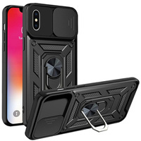 Θήκη για iPhone X / XS, CamShield Slide, μαύρο