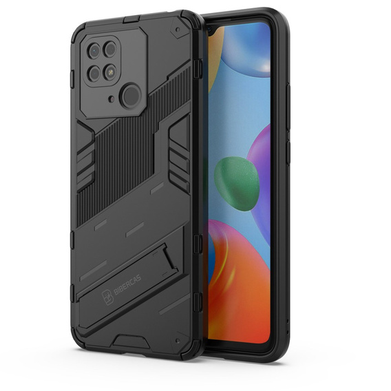 Θήκη για Xiaomi Redmi 10C, Military kickstand, μπλε
