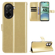 Θήκη με πτερύγιο για Xiaomi Redmi A5, Crazy Horse Wallet, χρυσή