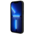 Karl Lagerfeld Θήκη για iPhone 14 Plus, Saffiano Karl's Head Patch, μαύρη