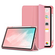 Θήκη για iPad Air 4 2020 / Air 5 2022 10.9", Smartcase με χώρο για γραφίδα, ροζ