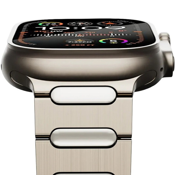 Βραχιόλι για Apple Watch 1/2/3/4/5/6/7/8/9/SE/ULTRA/ULTRA 2 42/44/45/49MM, Τιτάνιο