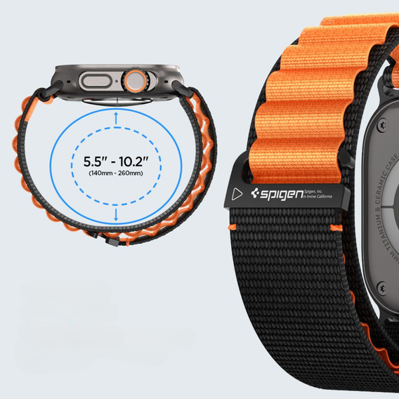 Λουράκι Spigen WBF1 Band για Apple Watch 8/9/10/11/SE/Ultra 1/2 (44/45/46/49 mm)