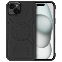 Θήκη για iPhone 15, ERBORD Armor Mag, μαύρη