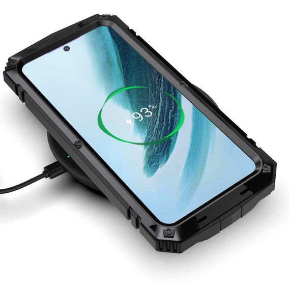 Θωρακισμένη θήκη για Samsung Galaxy S25+ Plus, R-JUST, μαύρη