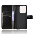 Θήκη με πτερύγιο για Realme C61, Crazy Horse Wallet, μαύρη