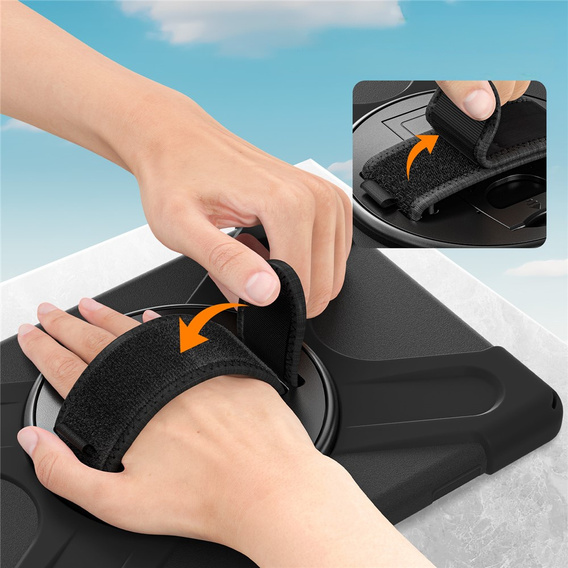 Θήκη με βάση και ιμάντα ώμου για Samsung Galaxy Tab A11+