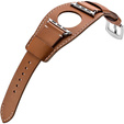 Δερμάτινο λουράκι για Apple Watch 1/2/3/4/5/6/7/8/SE/Ultra 42/44/45/49mm, καφέ
