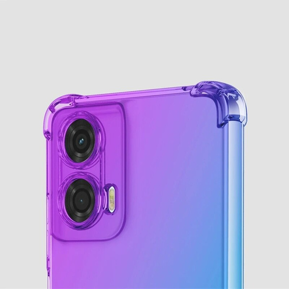 θήκη για το Motorola Moto G85, Gradient Dropproof, Μωβ / μπλε