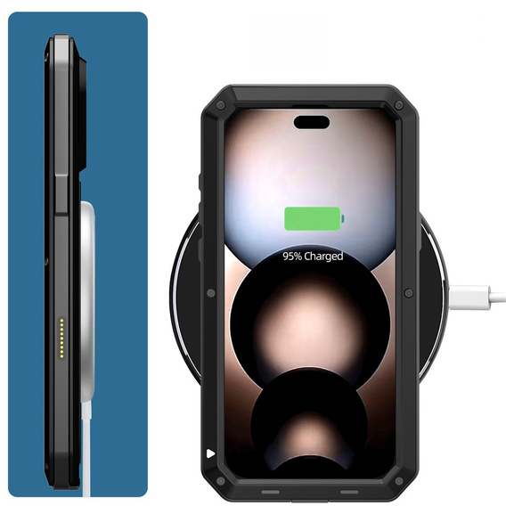 Θήκη με ενσωματωμένο γυαλί ασφαλείας για iPhone 17 Pro Max