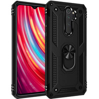 θωρακισμένη θήκη για Xiaomi Redmi Note 8 Pro, Nox Case Ring, μαύρη