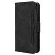 Θήκη με πτερύγιο για OnePlus Nord CE4 Lite, Card Slot, μαύρη