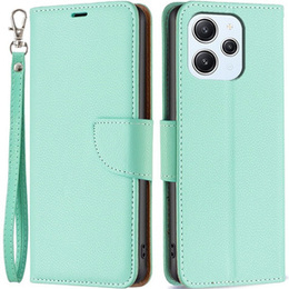 Θήκη με πτερύγιο για Xiaomi Redmi 12 4G, Wallet Litchi Magnet, πράσινη