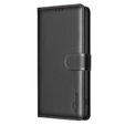 θήκη με πτερύγιο για Honor 200 Lite, BINFEN Wallet, μαύρη
