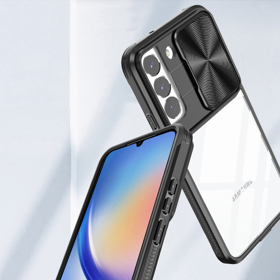 Θήκη για Samsung Galaxy A34 5G, Slide Camera, μαύρη
