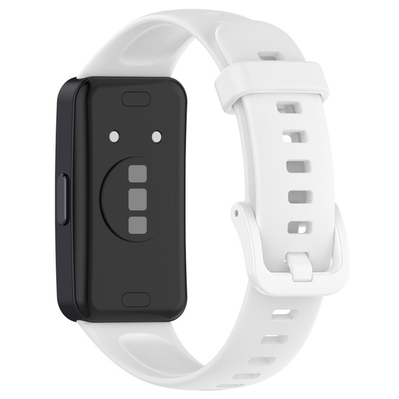 Silikonowy Gumowy Pasek do Huawei Band 8, biały