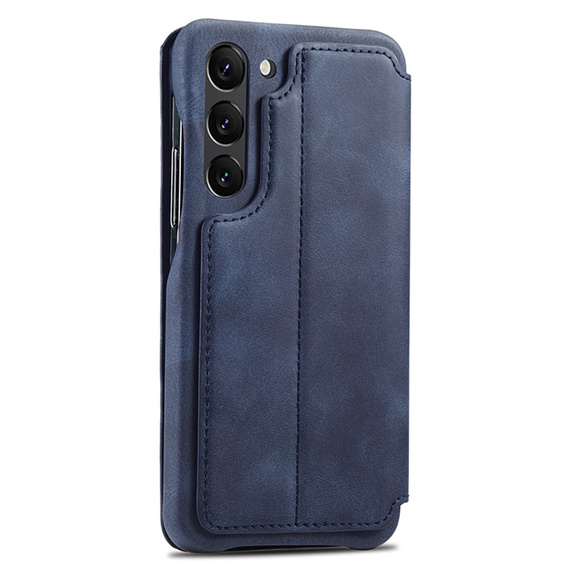 Θήκη με πτερύγιο για Samsung Galaxy S23 Plus, ERBORD Retro, μπλε