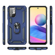 θωρακισμένη θήκη για Xiaomi Redmi Note 10 5G, Nox Case Ring, μπλε