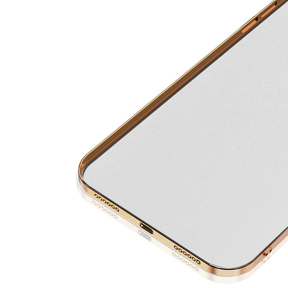 Θήκη για Oppo Reno7 Lite, Electro Ring, λευκή