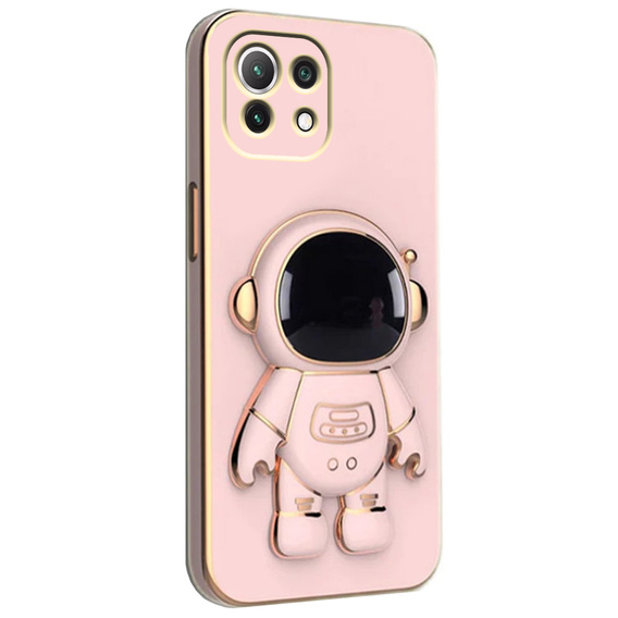 Θήκη για Xiaomi Mi 11 Lite / Mi 11 Lite 5G / 11 Lite 5G NE, Astronaut, ροζ rose gold