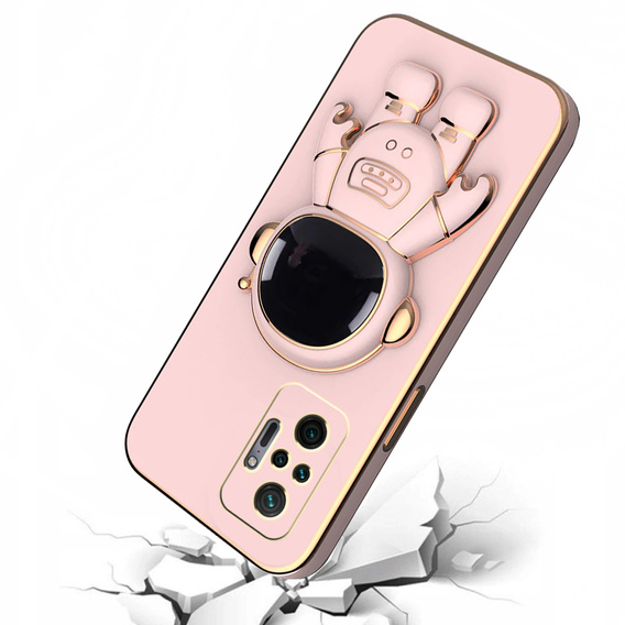 Θήκη για Xiaomi Redmi Note 10 Pro, Astronaut, ροζ rose gold