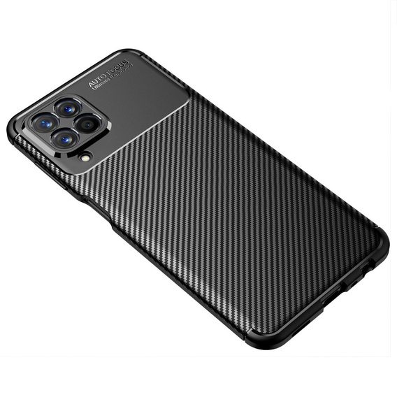 Θήκη για Samsung Galaxy M33 5G, Carbon Gel, μαύρη